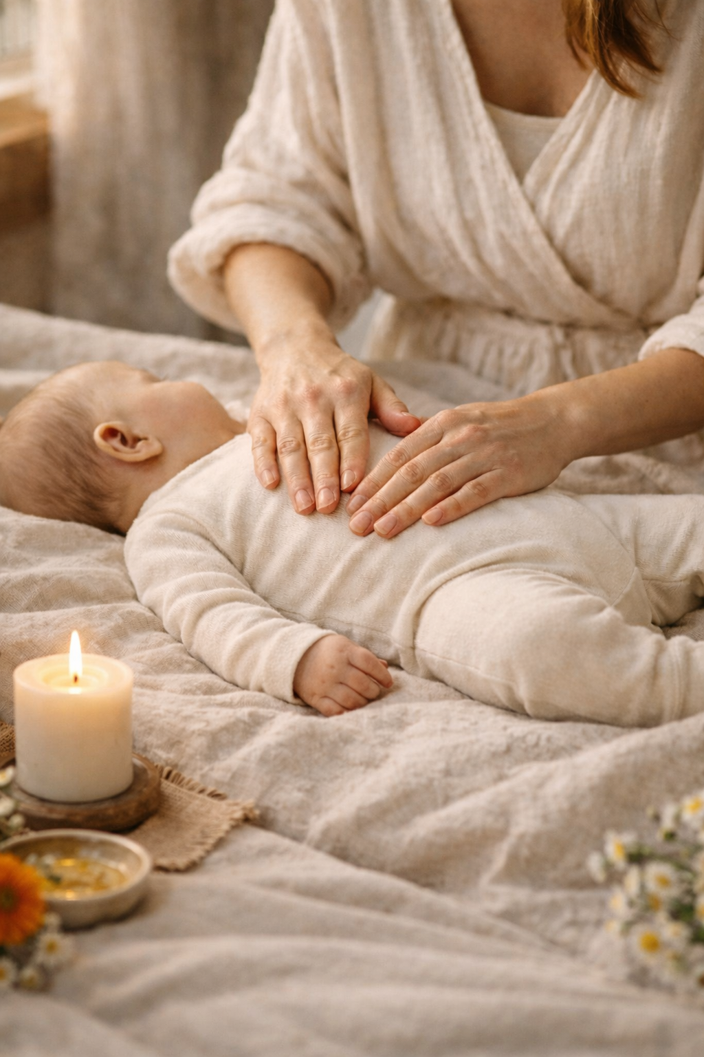 Tus manos son suficientes! masaje para bebés: conecta, calma y estimula