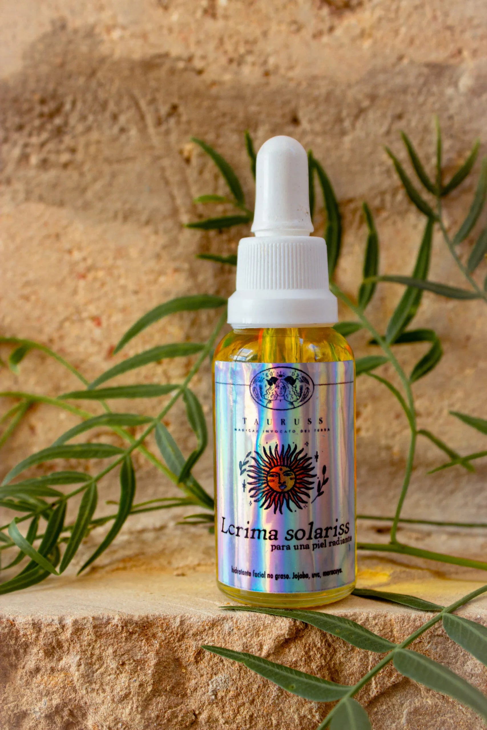 L'Crima Solaris - Aceite Facial Orgánico | 3 Aceites Puros | Tauruss